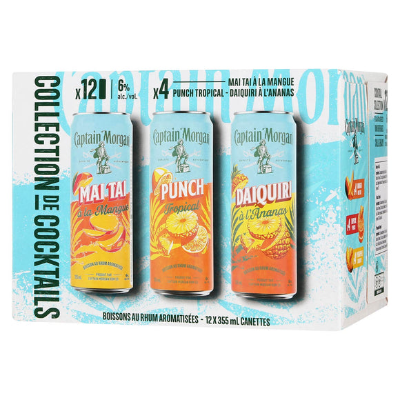 CAPTAIN MORGAN COCKTAIL COLLECTION 12 PACK