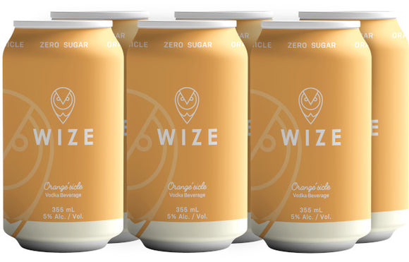 WIZE - ORANGE'SICLE SODA 6 CANS SUGAR FREE