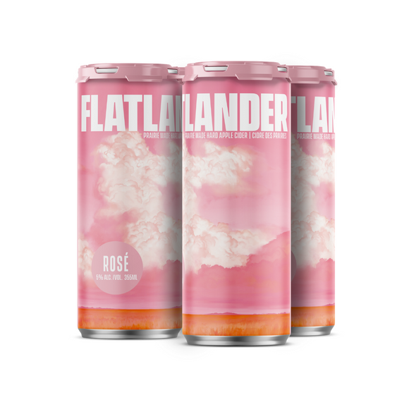 FLATLANDER ROSE 355ML 4-PACK