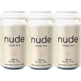 NUDE ICED TEA PEACH 6 CAN