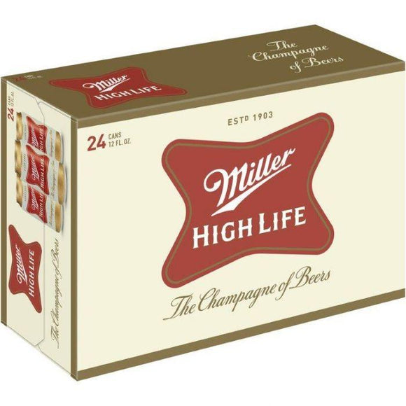 MILLER HIGH LIFE 24 CAN 355 ML