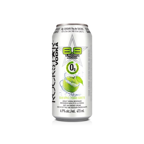 ROCKSTAR VODKA 0G SOUR APPLE TWIST 473 ML