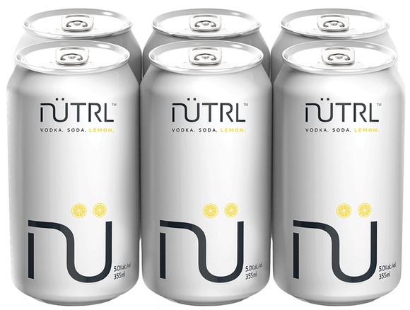 NUTRL VODKA SODA - LEMON 6PK