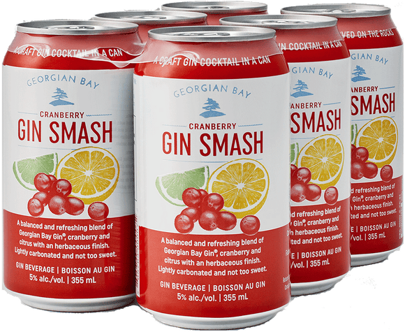 GEORGIAN BAY CRANBERRY GIN SMASH 6 CANS