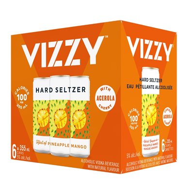 VIZZY PINEAPPLE MANGO 6 CANS