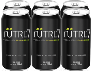 NUTRL 7% LEMON LIME 6 CAN