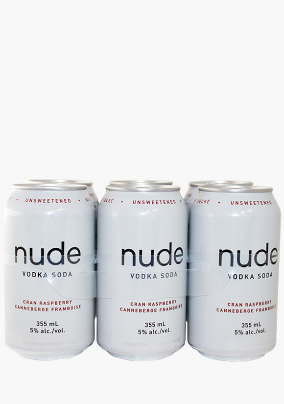 NUDE VODKA SODA CRANBERRY RASP
