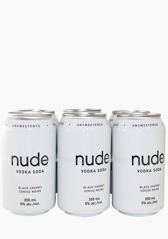 NUDE VODKA SODA BLACK CHERRY