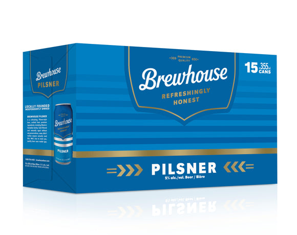 BREWHOUSE PILSENER 15 CAN PACK