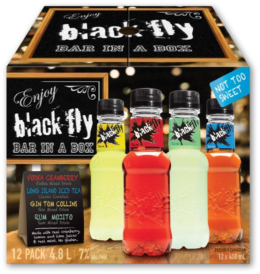 BLACK FLY BAR IN A BOX  12 BTL
